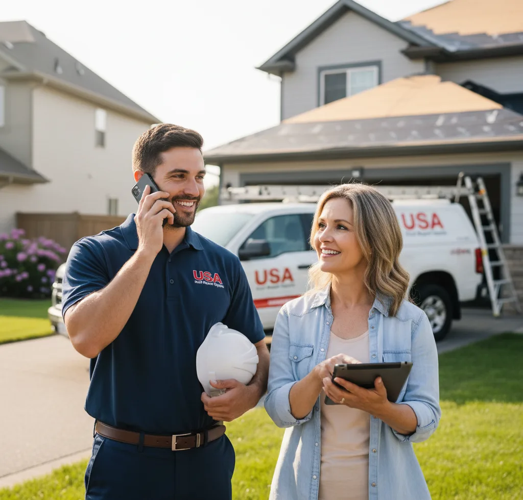 USA Roof Repair Experts customer support in Loma
